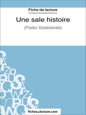 cover image of Une sale histoire
